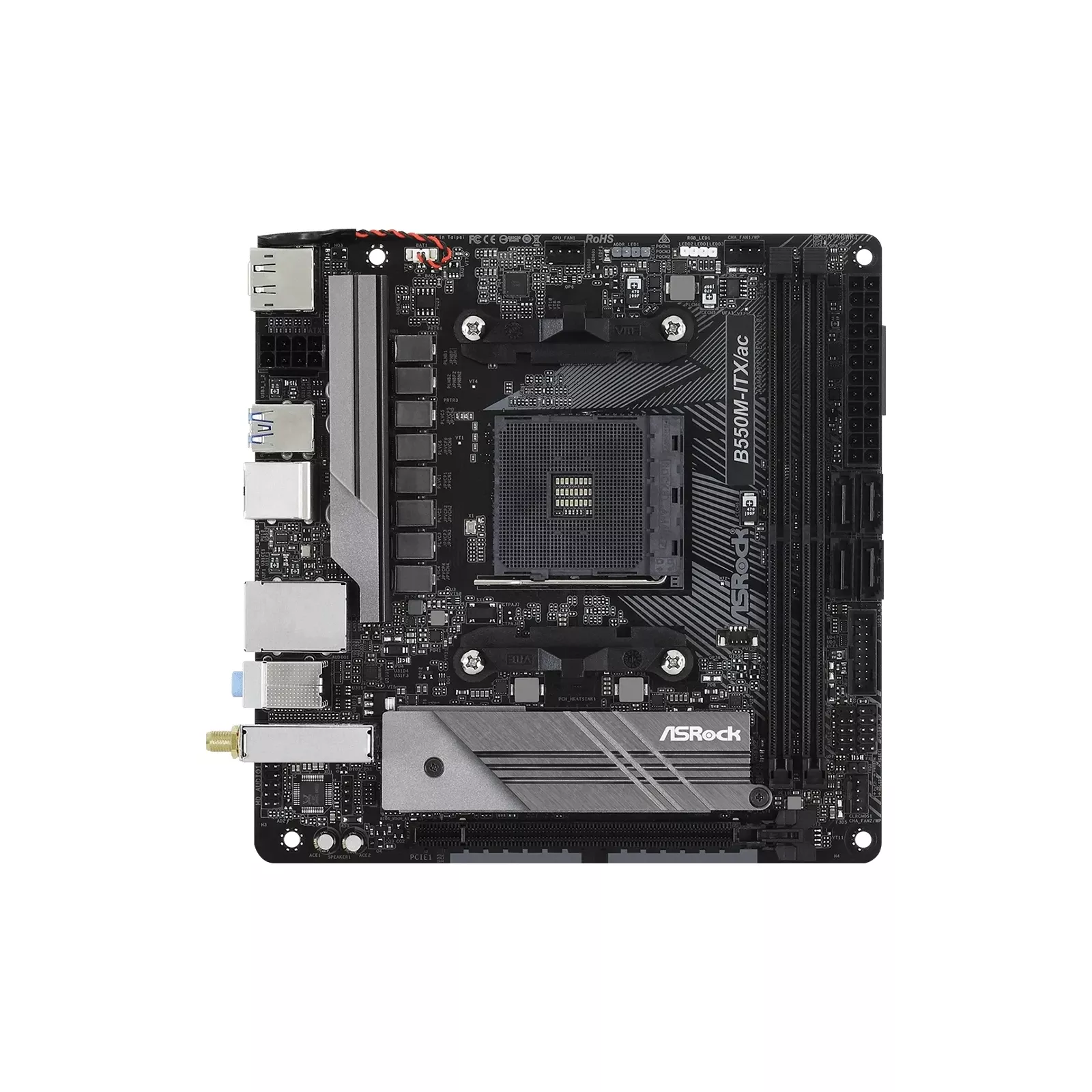 Материнська плата ASRock B550M-ITX/ac (UA)