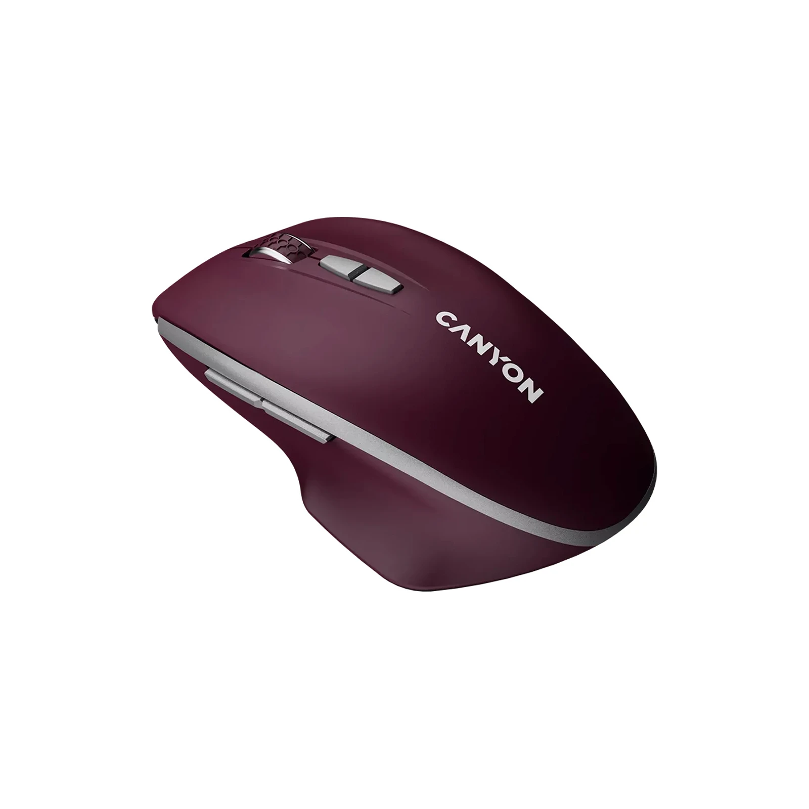 Мышь Canyon MW-21 Wireless Blue LED Burgundy (CNS-CMSW21BR) (UA)