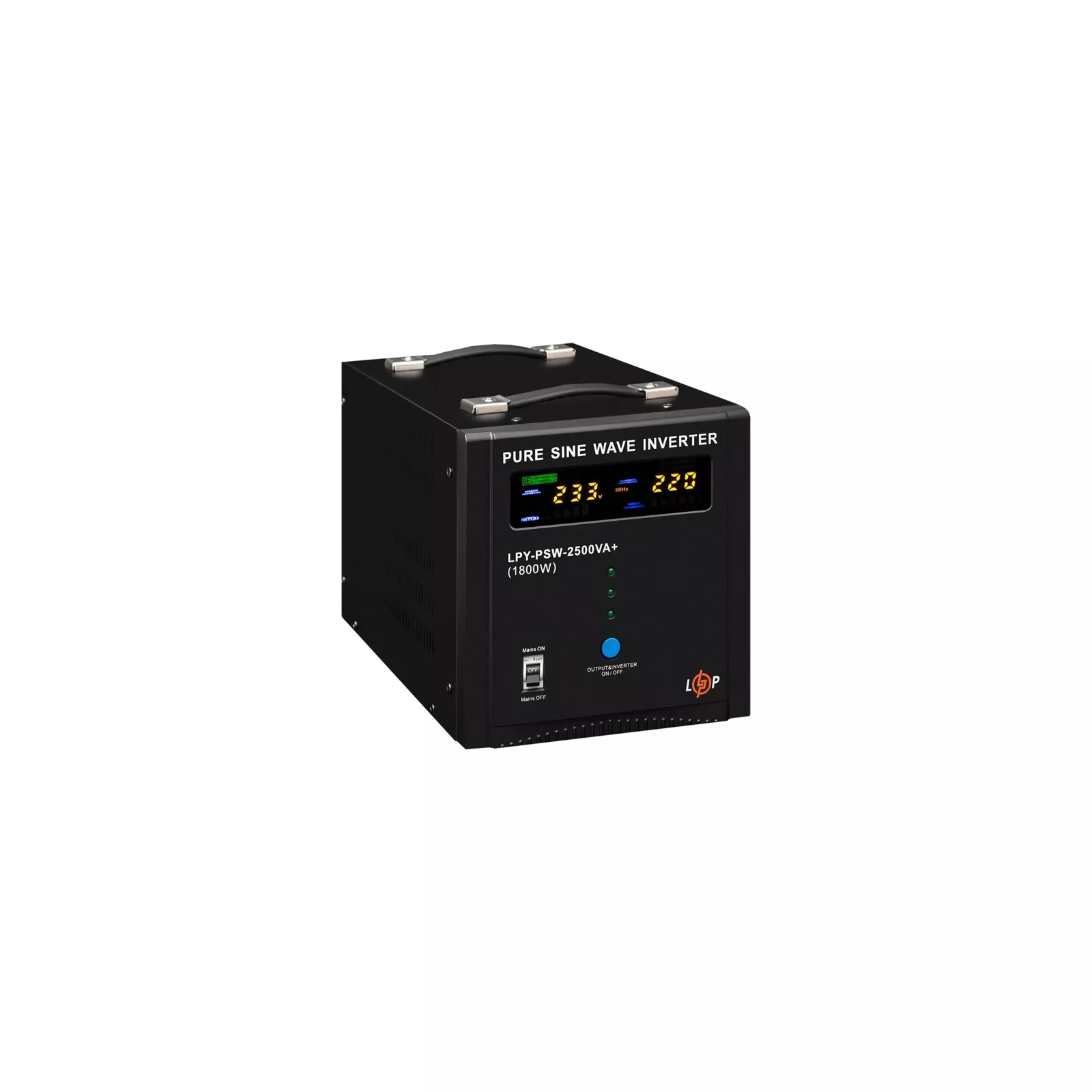 Джерело безперебійного живлення LogicPower LPY-PSW-2500VA+ (1800W) (22874) (UA)