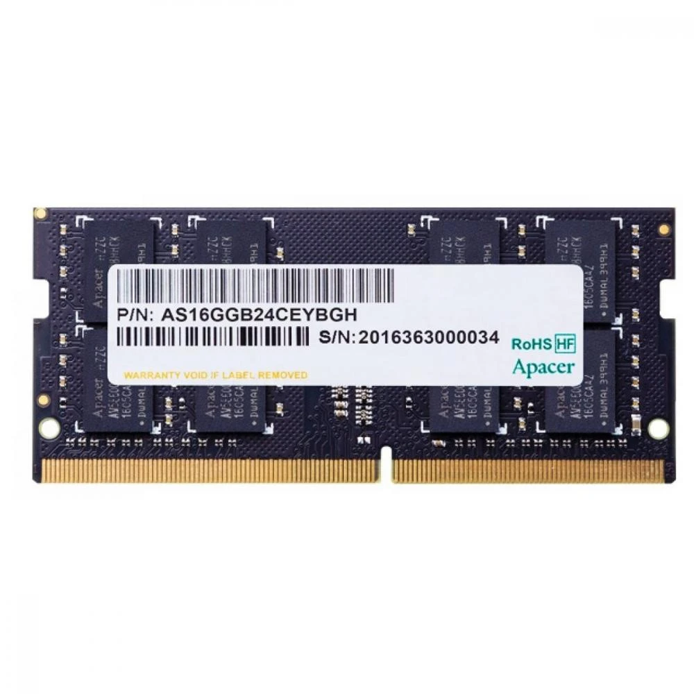 Оперативна пам'ять Apacer 8 GB SO-DIMM DDR4 2666 MHz (AS08GGB26CQYBGH) (UA)