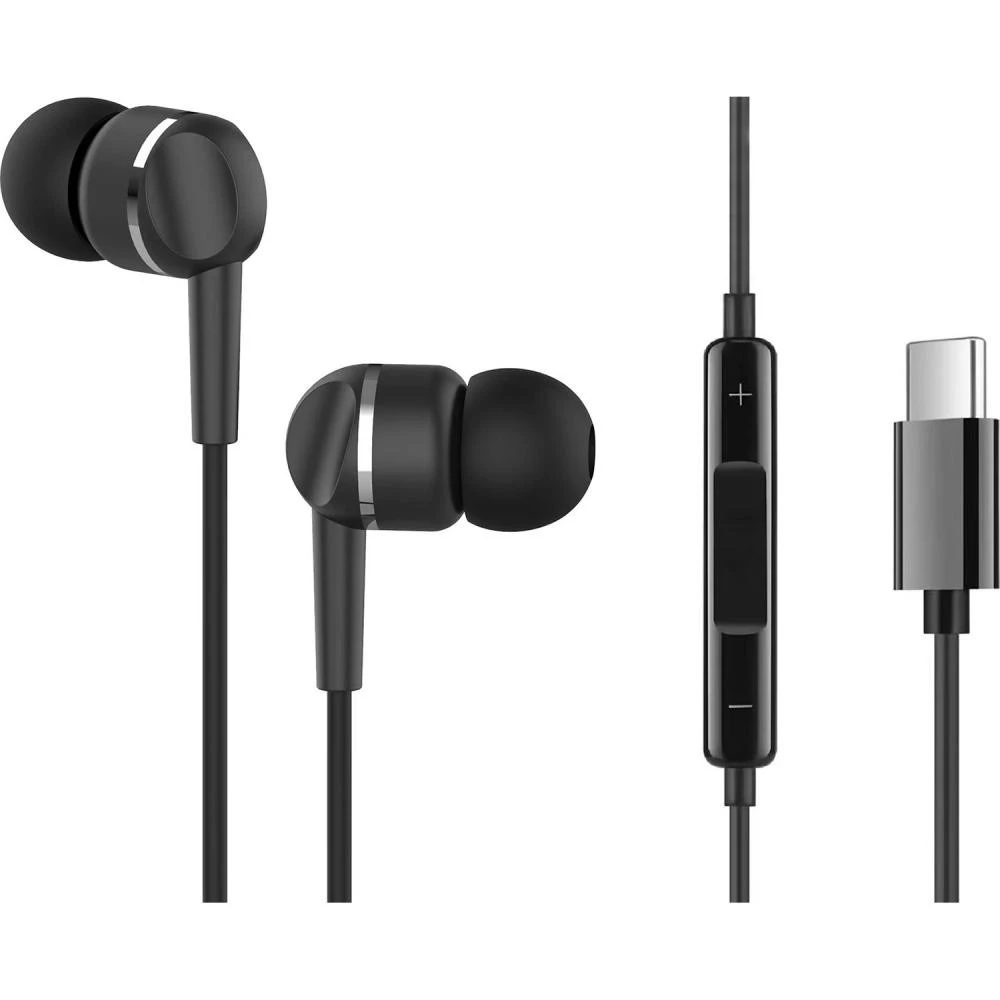 Навушники з мікрофоном ERGO VM-735 Black (VM-735K) (UA)