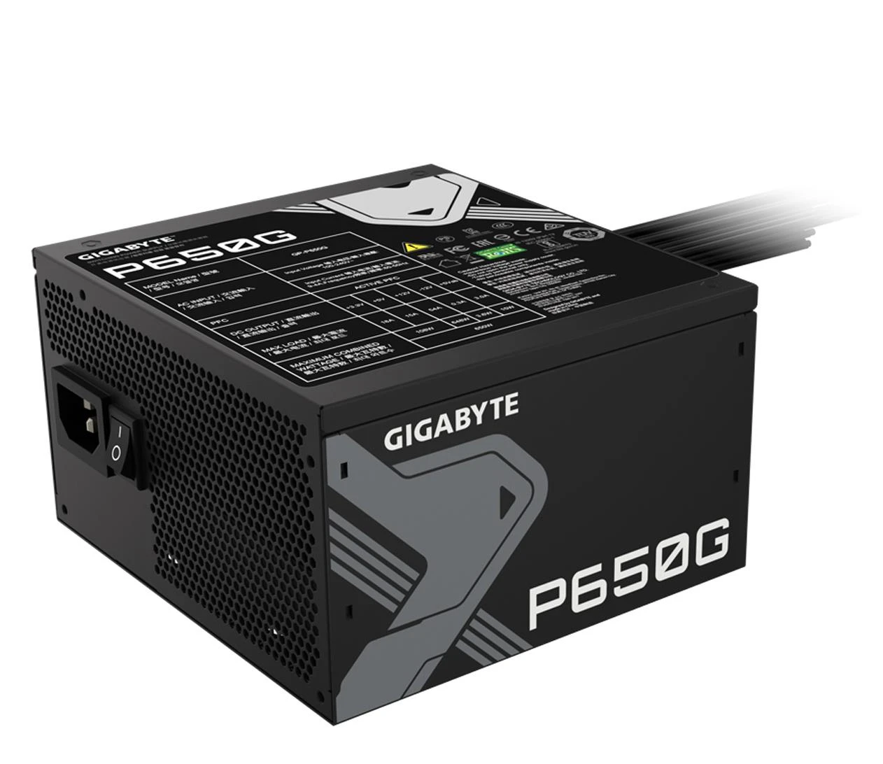 Блок питания Gigabyte P650G 650W 80 Plus Gold (GP-P650G) EU