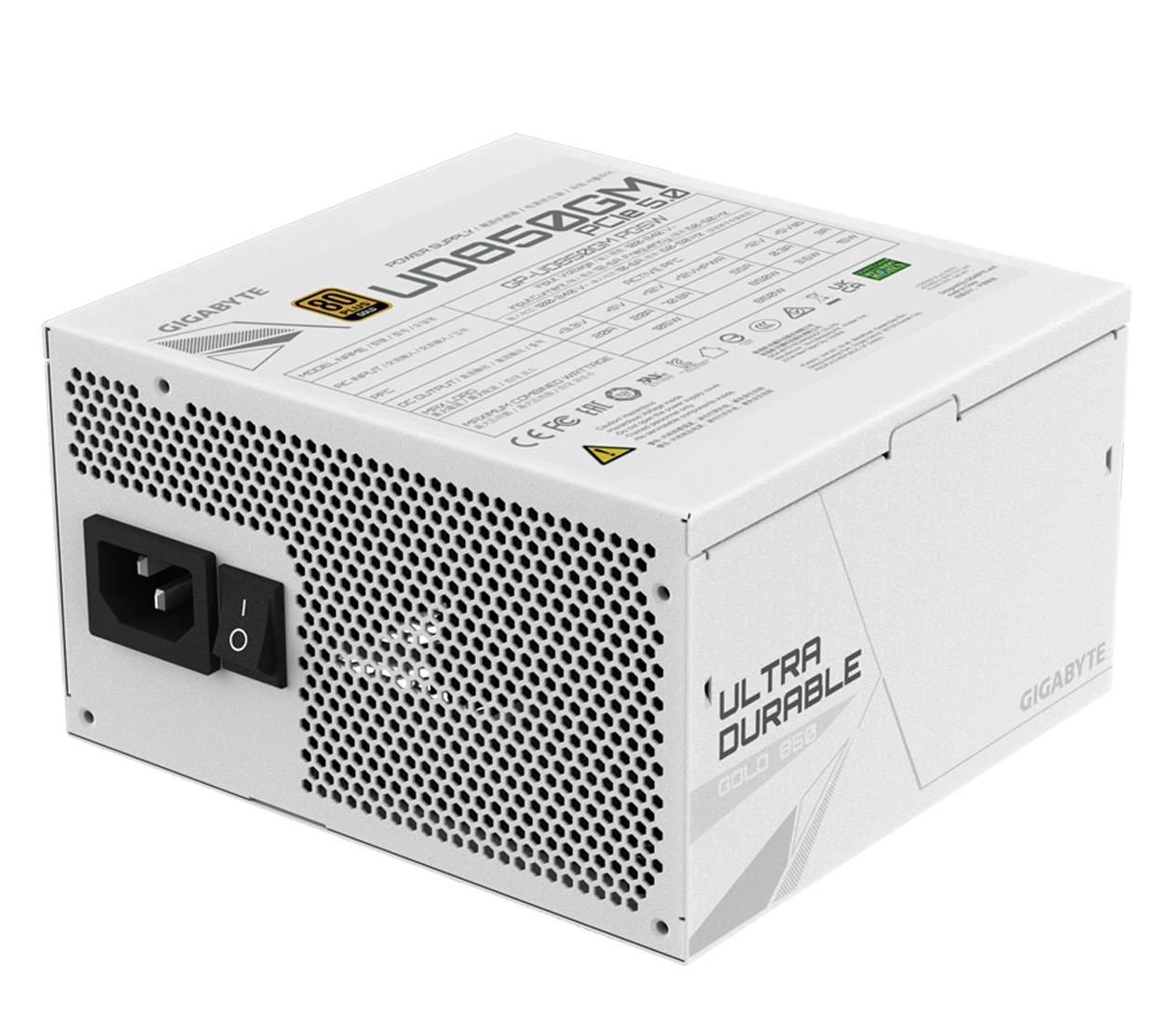 Блок живлення Gigabyte UD850GM PG5W 850W 80 Plus Gold ATX 3.0 (GP-UD850GM PG5W) EU