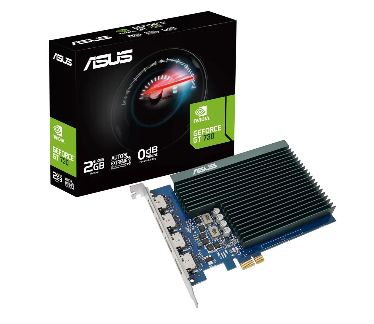 Відеокарта ASUS GeForce GT 730 2GB GDDR5 (GT730-4H-SL-2GD5) EU