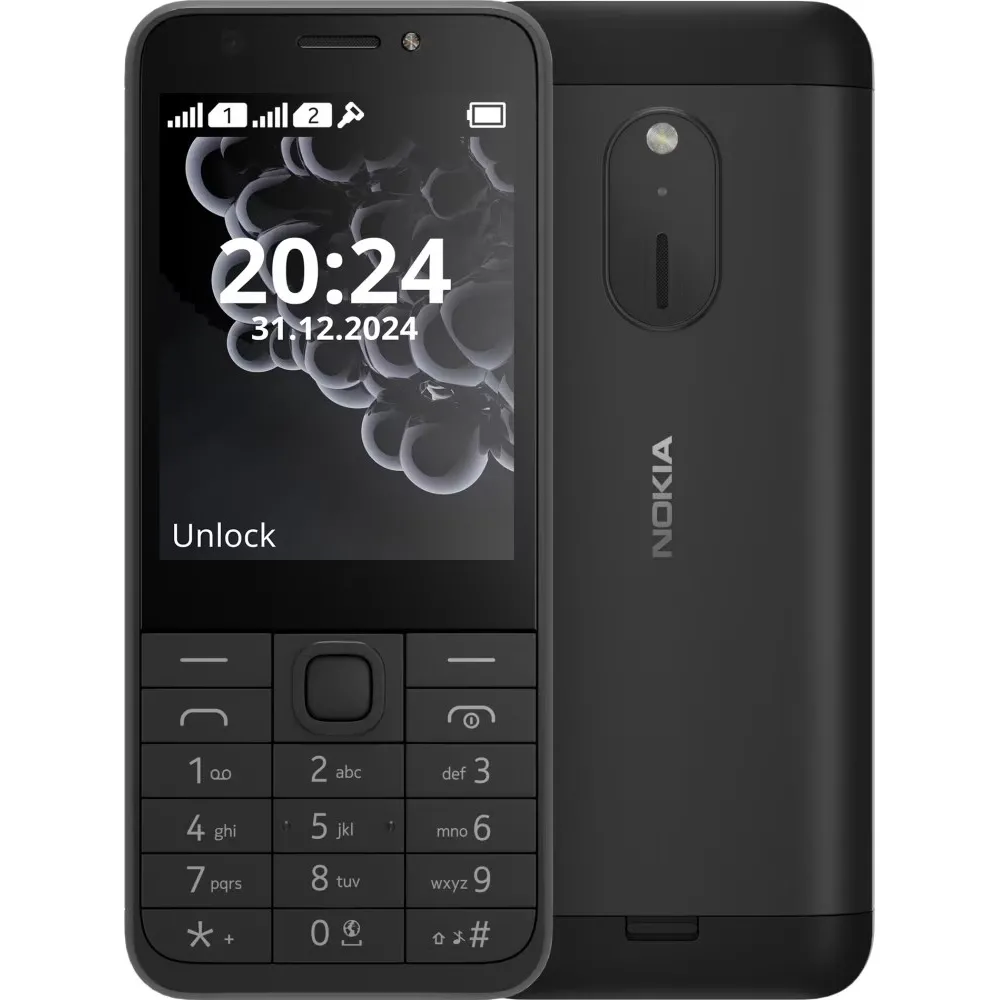 Телефон Nokia 230 DS 2024 Black (UA)
