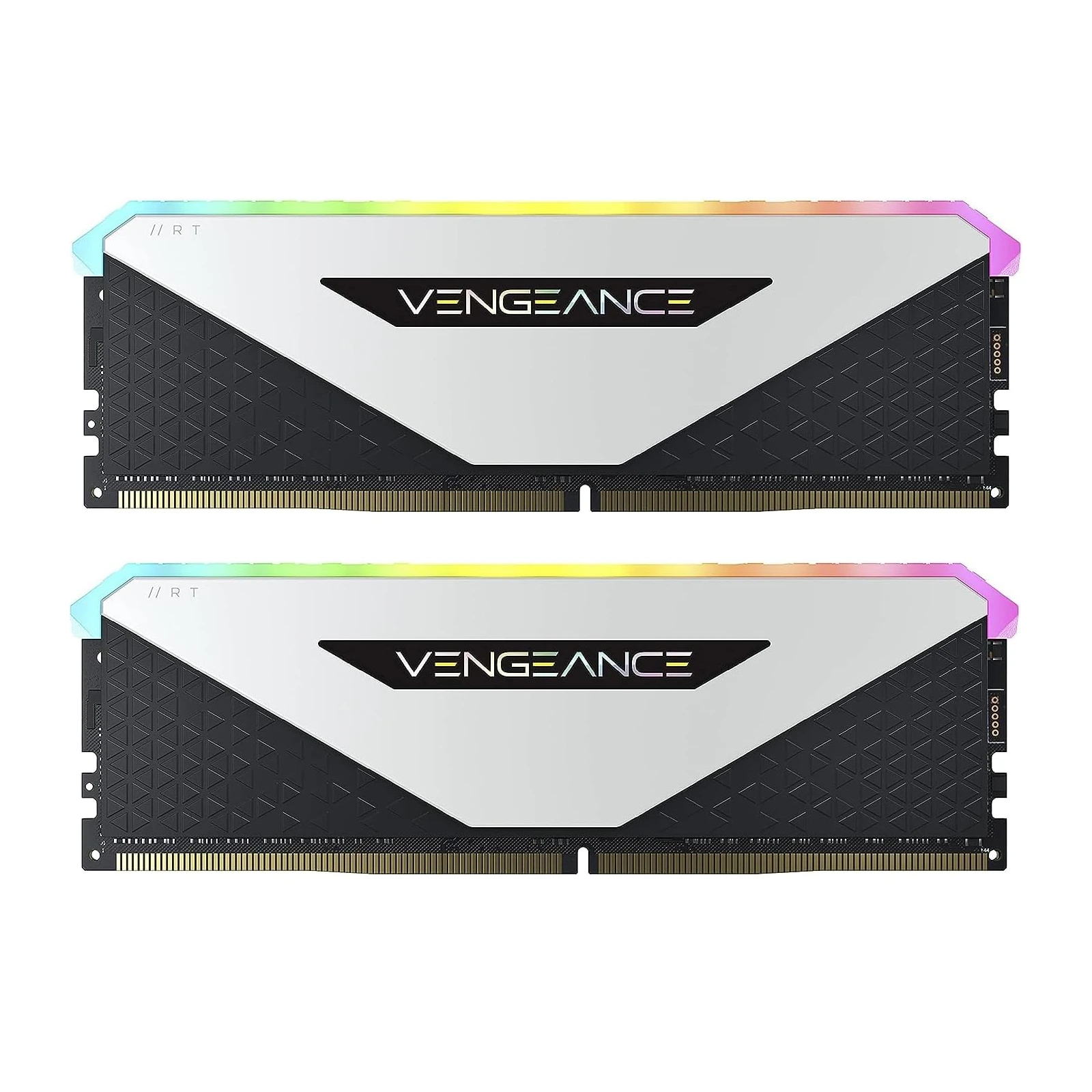 Оперативна пам'ять DDR4 32GB (2x16GB) 3600 MHz Vengeance RGB RT White Corsair (CMN32GX4M2Z3600C18W) (UA)