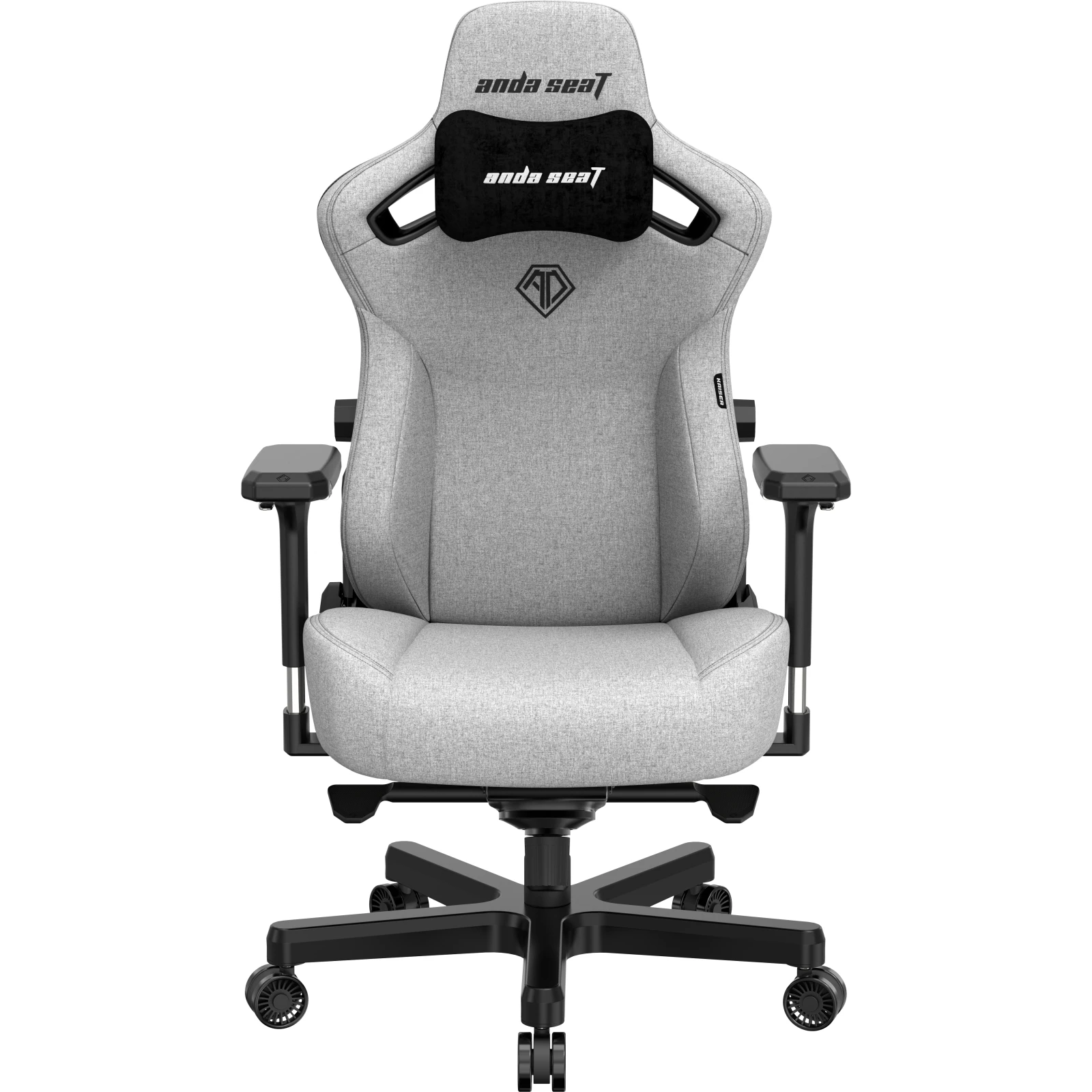 Ігрове крісло Anda Seat Kaiser 3 Fabric Size XL Grey (AD12YDC-XL-01-G-PV/F) (UA)