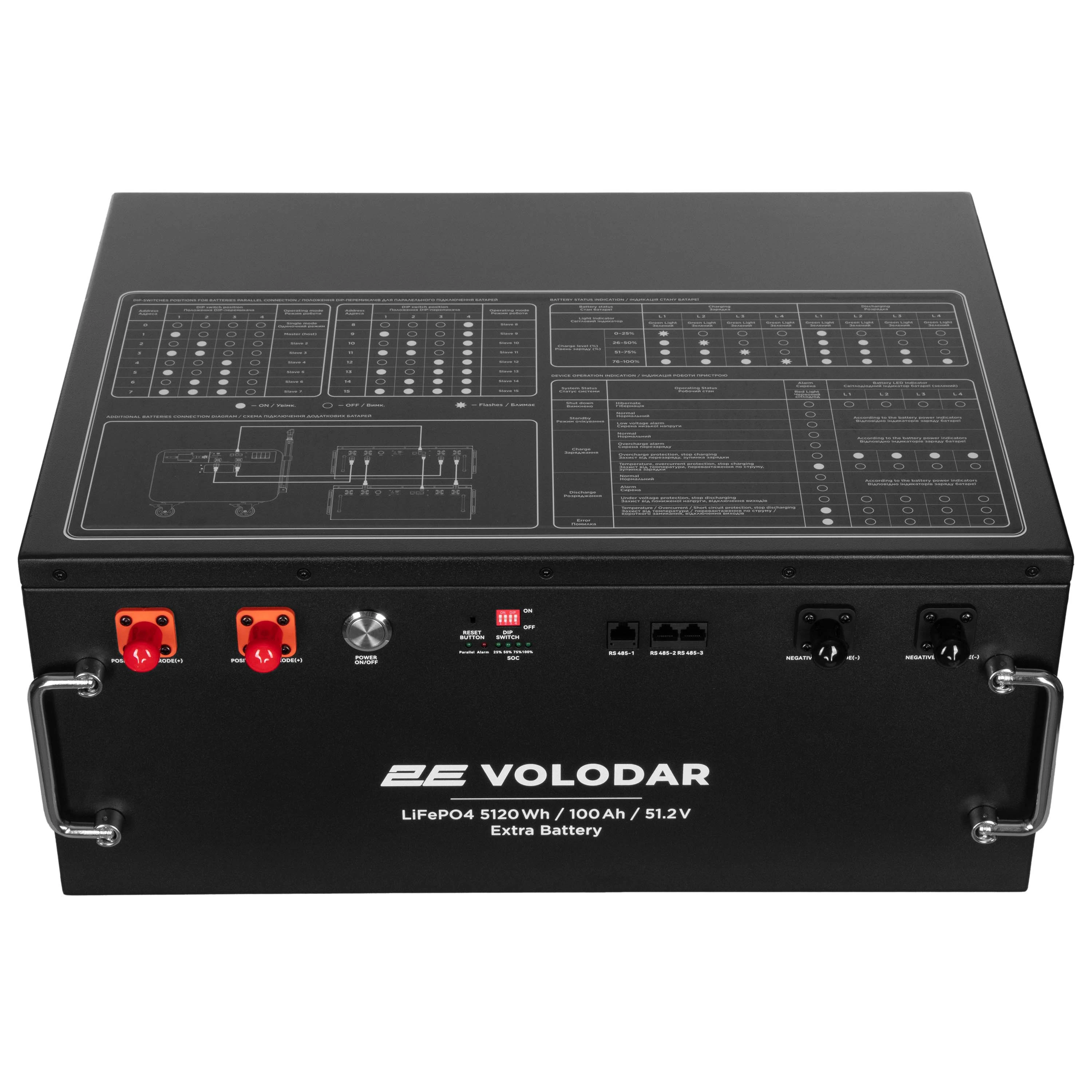 2E Volodar, 5120 Вт/год, 51.2В (2E-PPSEB51) (UA)