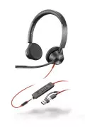 Poly On-ear Blackwire 3325-M, USB-A, USB-C (8X222AA) (UA)