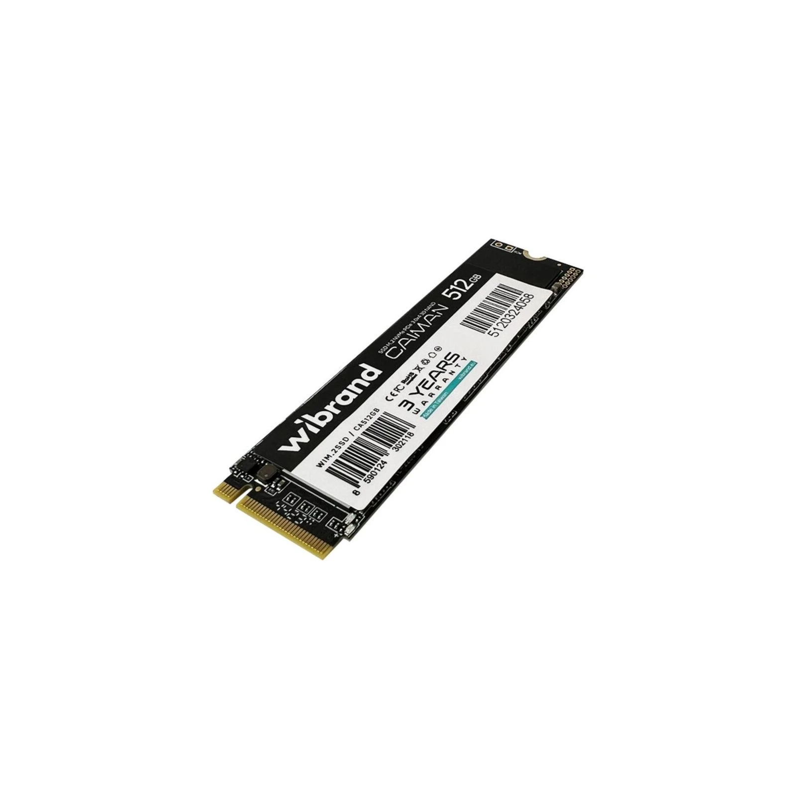 SSD диск M.2 2280 512GB Caiman Wibrand (WIM.2SSD/CA512GB) (UA)