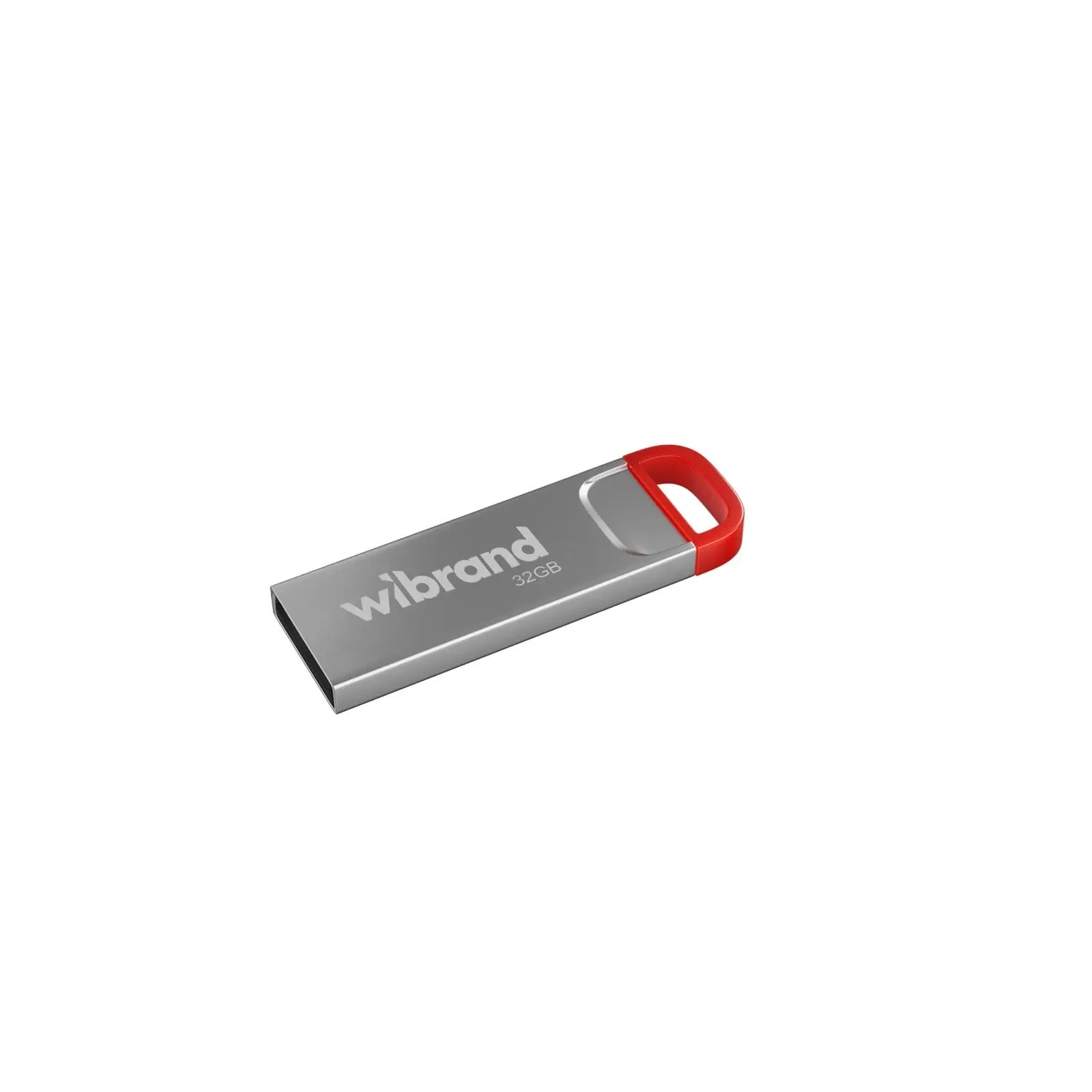 Флеш пам `ять Wibrand 32GB Falcon Silver-Red USB 2.0 (WI2.0/FA32U7R) (UA)