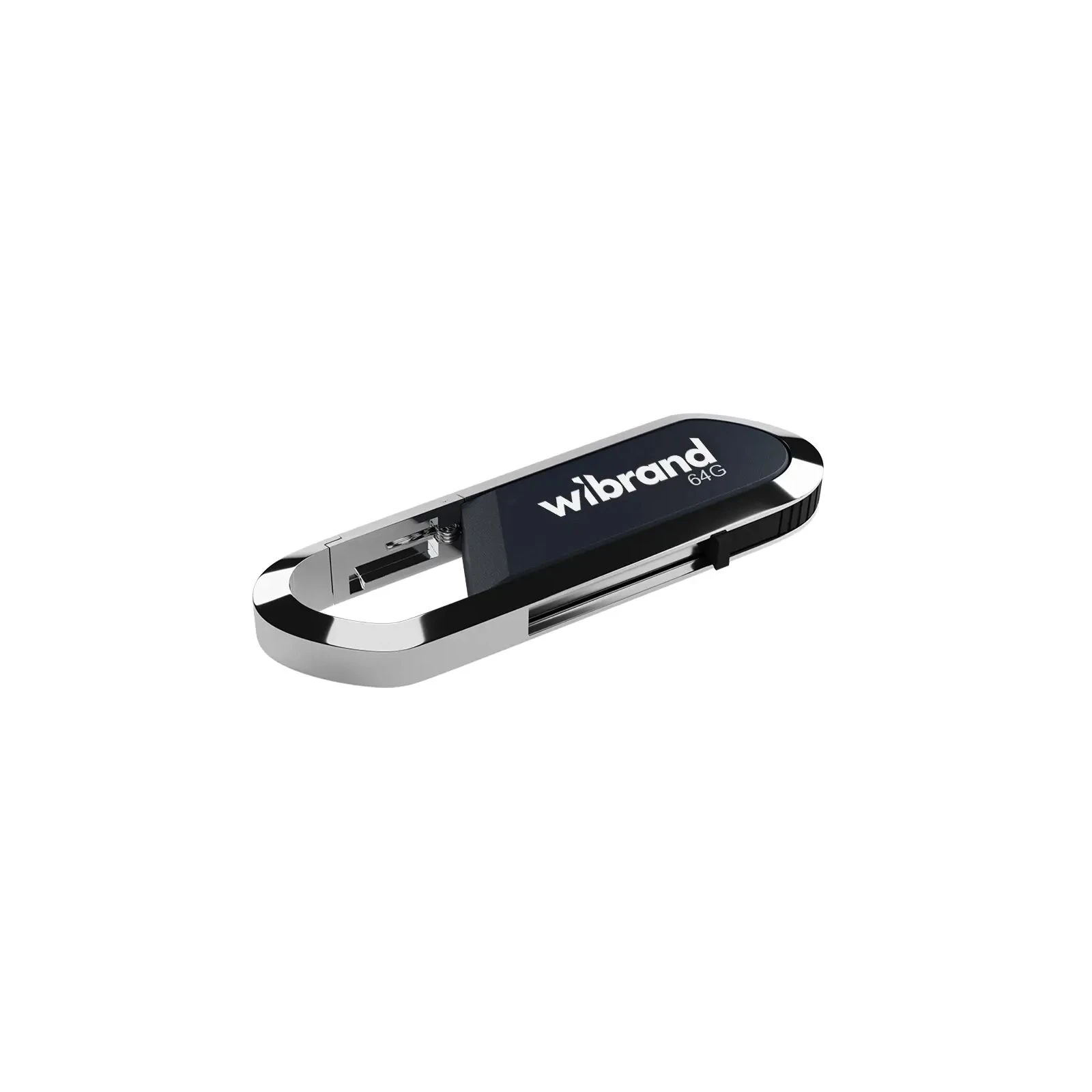 Флеш память Wibrand 64GB Aligator Grey USB 2.0 (WI2.0/AL64U7G) (UA)