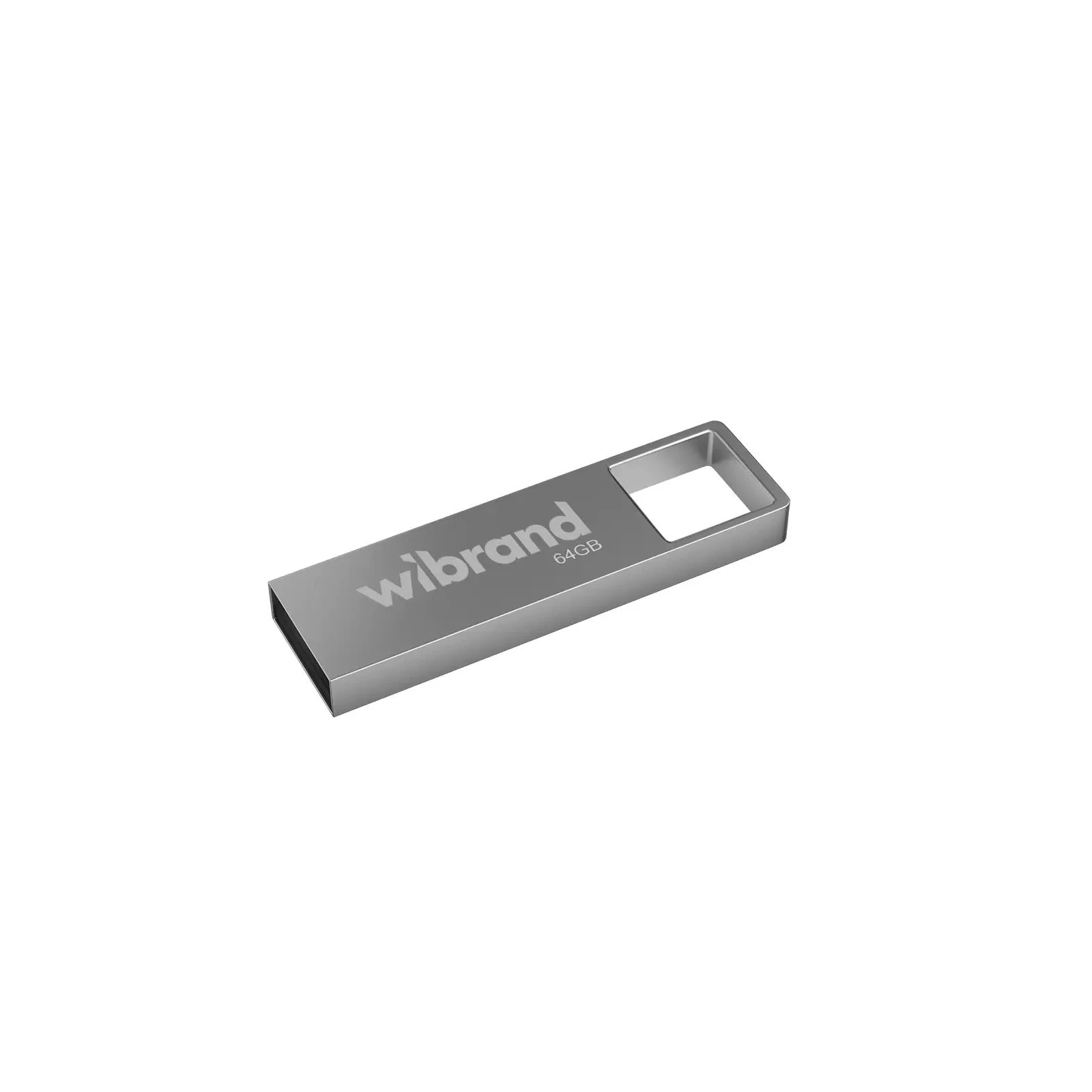 Флеш пам `ять Wibrand 64GB Shark Silver USB 2.0 (WI2.0/SH64U4S) (UA)