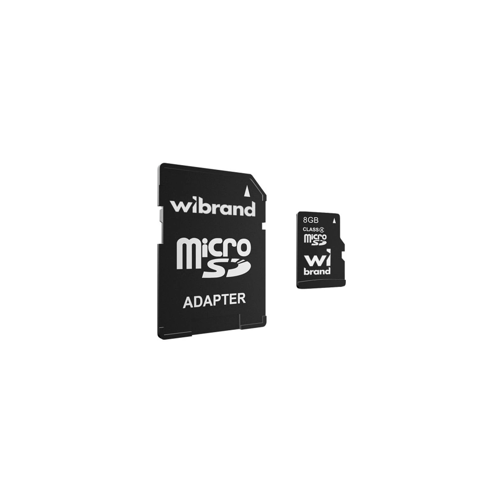 Карта памяти Wibrand 8GB microSD class 4 (WICDC4/8GB-A) (UA)