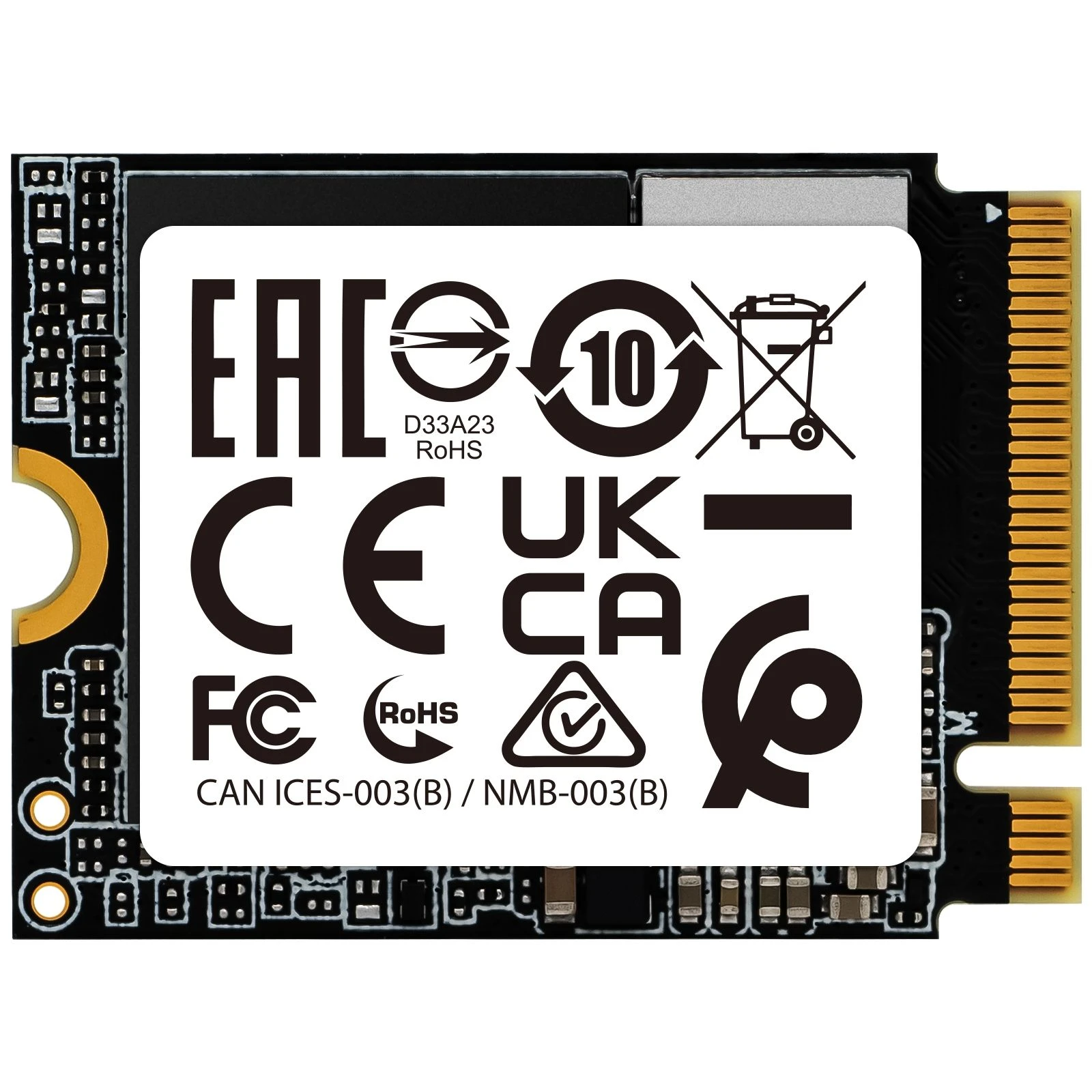 SSD диск M.2 2230 2TB GAMMIX S55 ADATA (SGAMMIXS55-2T-C) (UA)