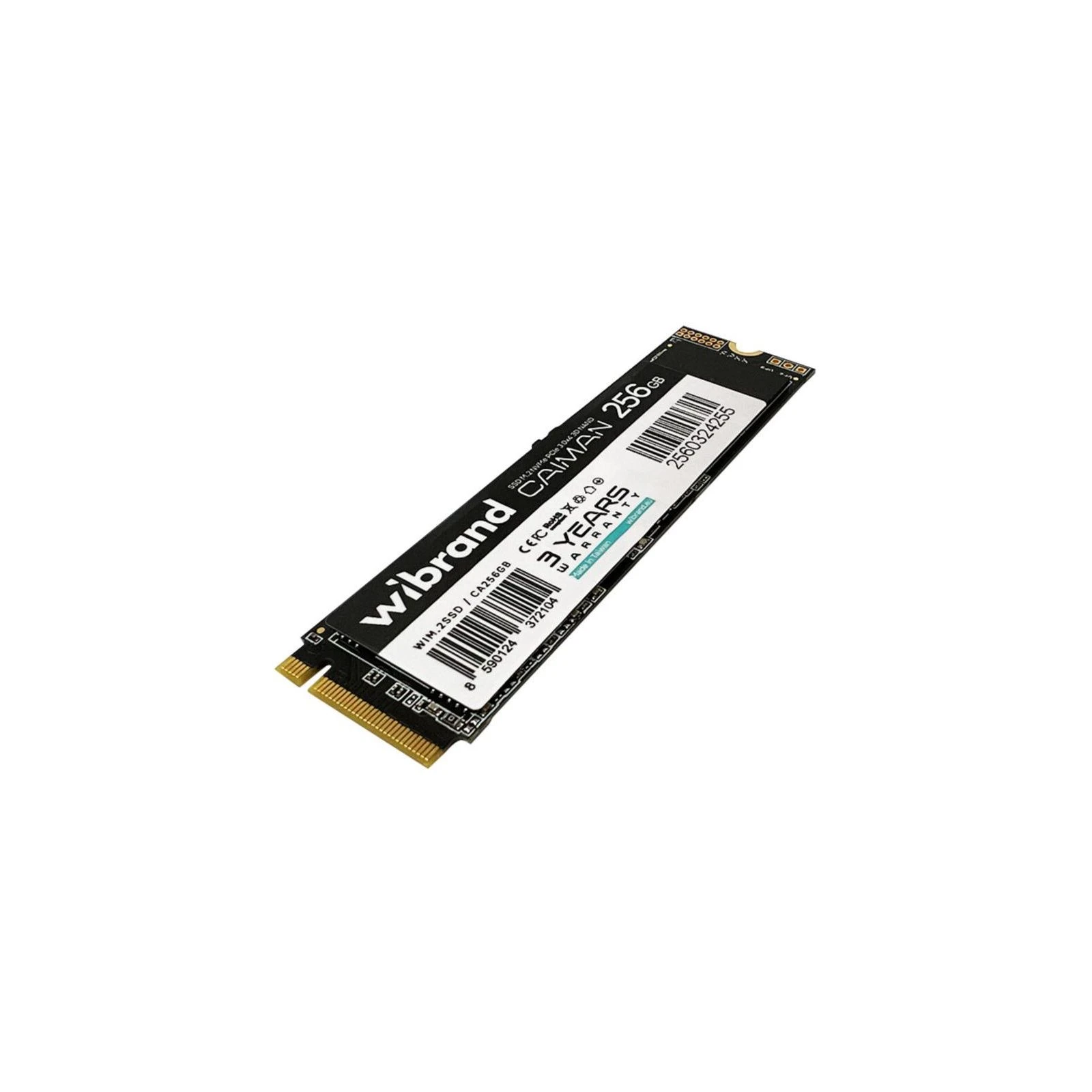 SSD диск M.2 2280 256GB Caiman Wibrand (WIM.2SSD/CA256GB) (UA)