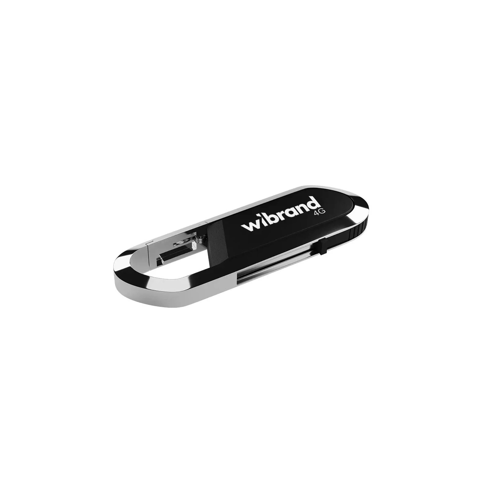 Флеш пам `ять Wibrand 4GB Aligator Black USB 2.0 (WI2.0/AL4U7B) (UA)
