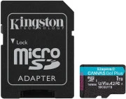 MicroSDXC 1TB UHS-I/U3 Class 10 Kingston Canvas Go! Plus R170/W90MB/s + SD-адаптер (SDCG3/1TB)