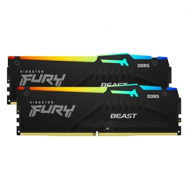 Оперативная память DDR5 2x32GB/6000 Kingston Fury Beast RGB (KF560C30BBAK2-64) (UA)