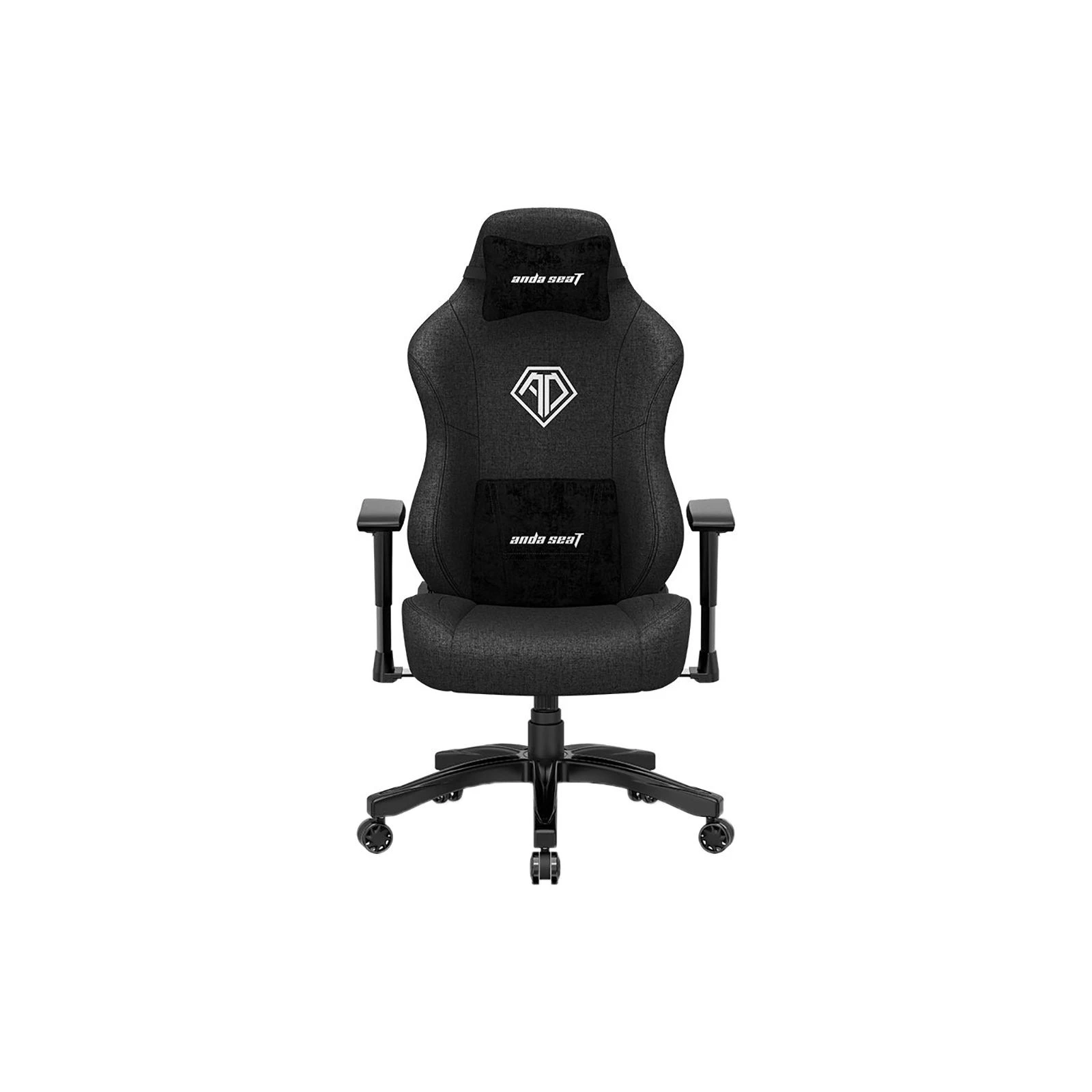 Ігрове крісло Anda Seat Phantom 3 Fabric Size L Black (AD18Y-06-B-F) (UA)