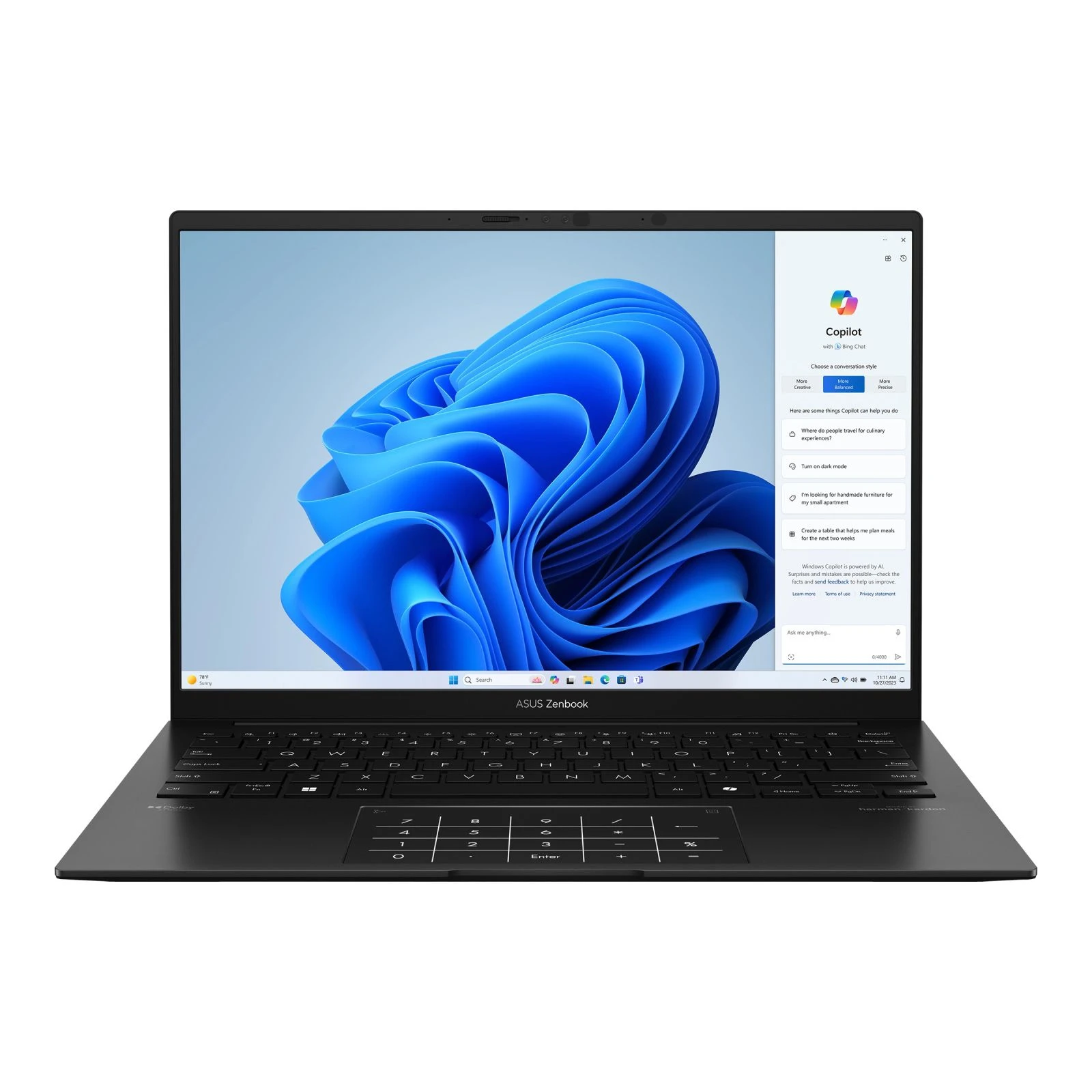 Ноутбук ASUS Zenbook 14 OLED UM3406HA-PP014W (90NB1271-M000X0) (UA)