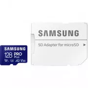 Samsung 128 GB microSDXC Pro Plus UHS-I U3 V30 A2 Class 10 + SD-adapter (MB-MD128SA/EU) (UA)
