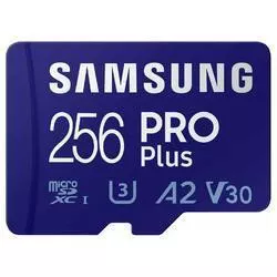 Карта пам'яті Samsung 256 GB microSDXC UHS-I U3 V30 A2 PRO Plus 2023 (MB-MD256SA/EU) (UA)