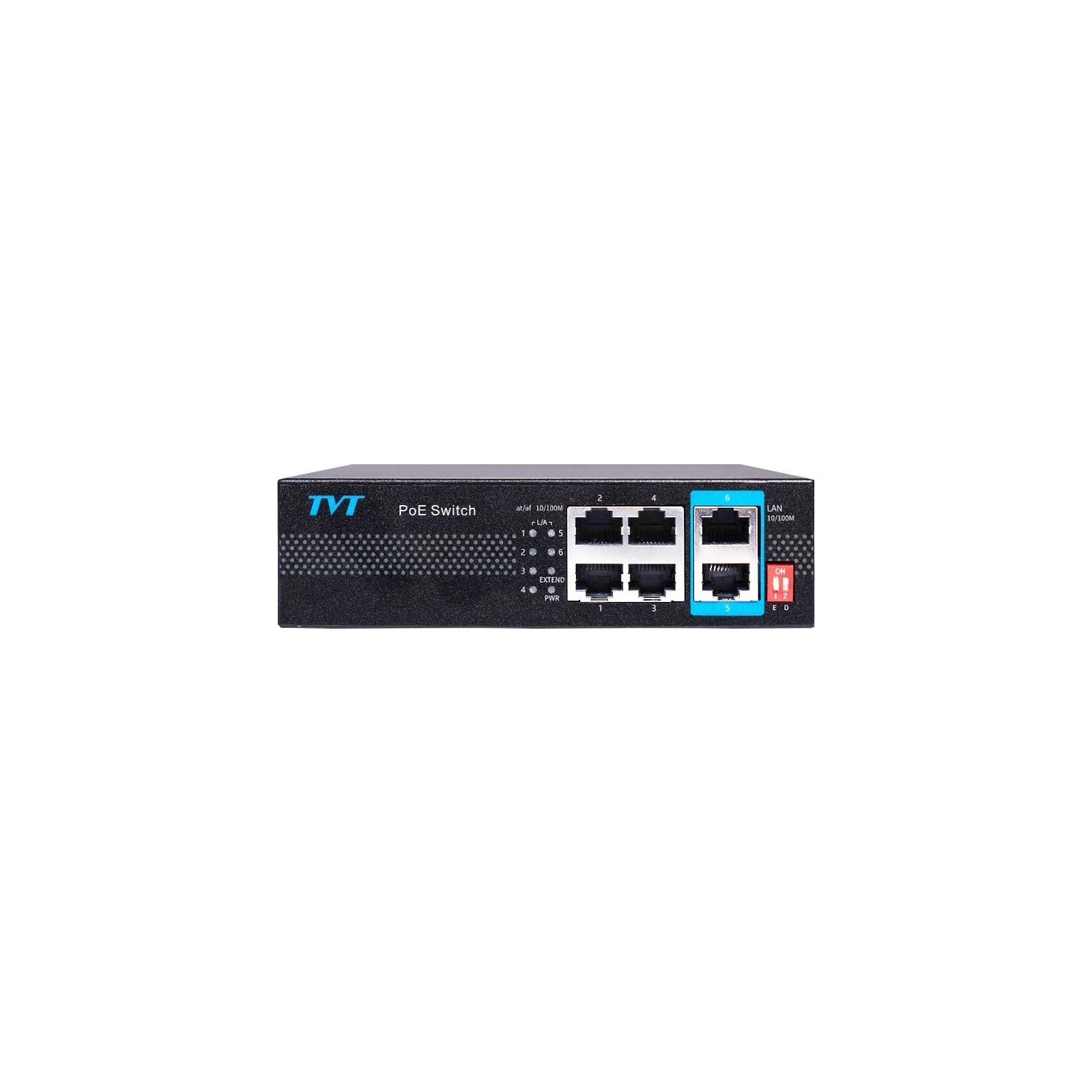 Коммутатор сетевой TVT DIGITAL TD-B2204S1-PEU