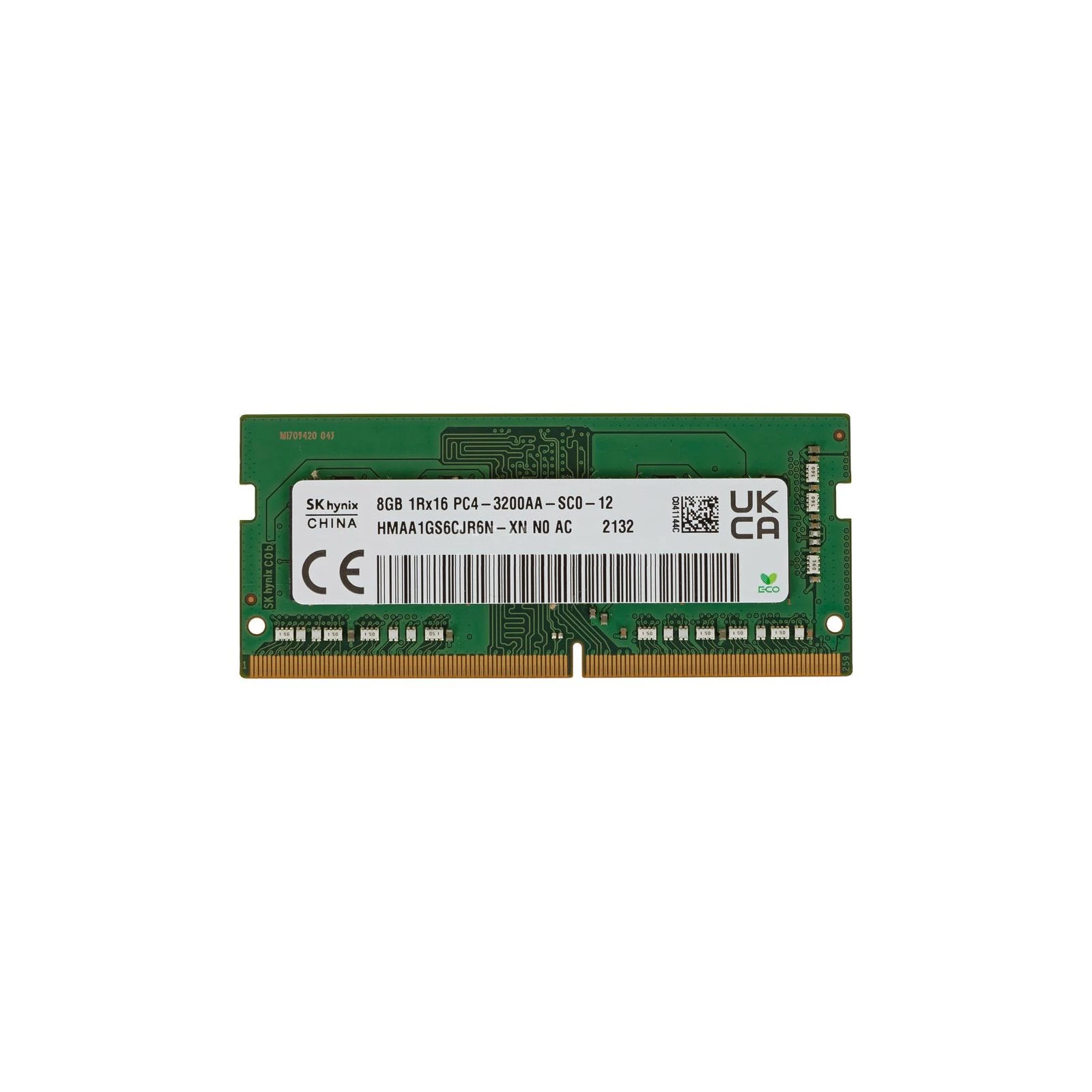 Оперативная память SoDIMM DDR4 8GB 3200 MHz Hynix (HMAA1GS6CJR6N-XN) (UA)