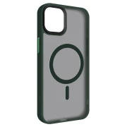 Чехол для мобильного телефона Armorstandart Uniq Magsafe Apple iPhone 15 Plus Dark Green (ARM75323) (UA)