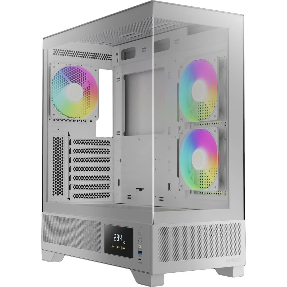 Корпус GAMDIAS Atlas M1 White (4712960139572) (UA)