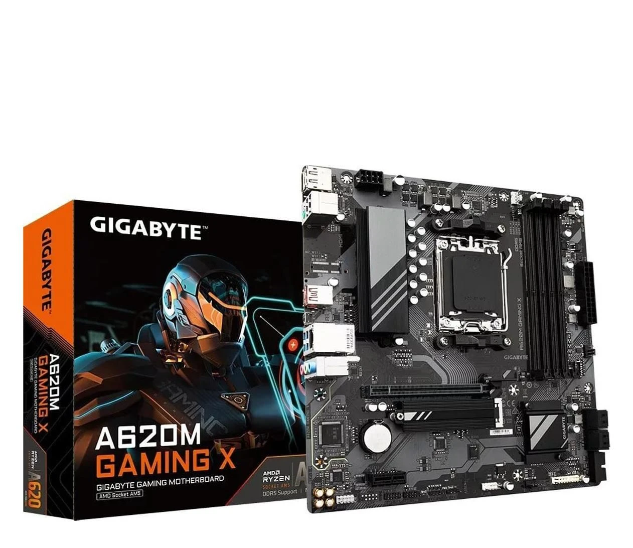 Материнська плата Gigabyte A620M GAMING X EU