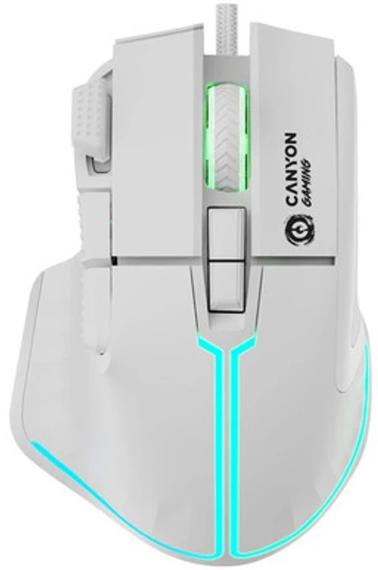 Миша Canyon Fortnax GM-636 RGB USB White (CND-SGM636W) (UA)
