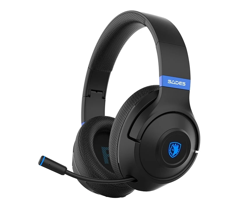 Sades SA-205 Whisper Black/Blue (sa205bkb)