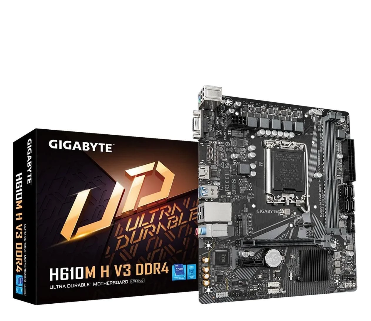 Материнська плата Gigabyte H610M H V3 DDR4 EU