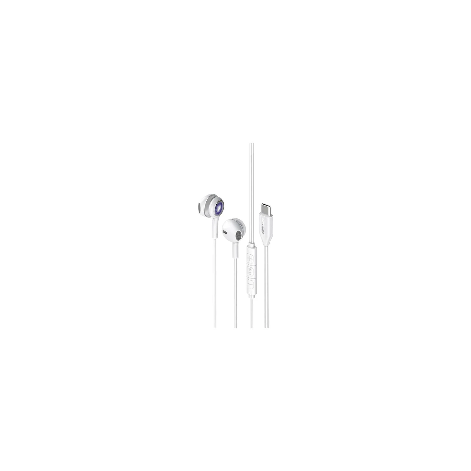 Promate LumiBuds-C Silver (lumibuds-c.silver) (UA)