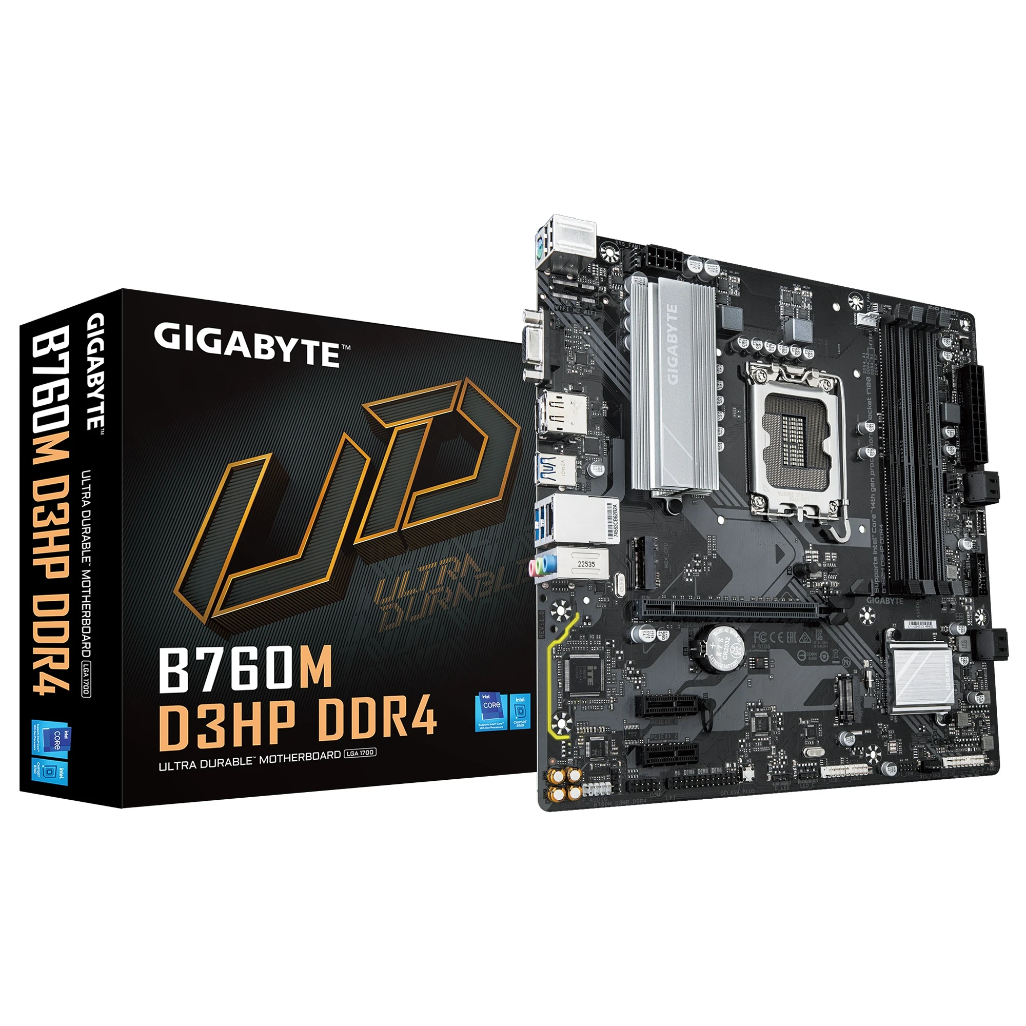 Материнська плата Gigabyte B760M D3HP DDR4 Socket 1700 (UA)