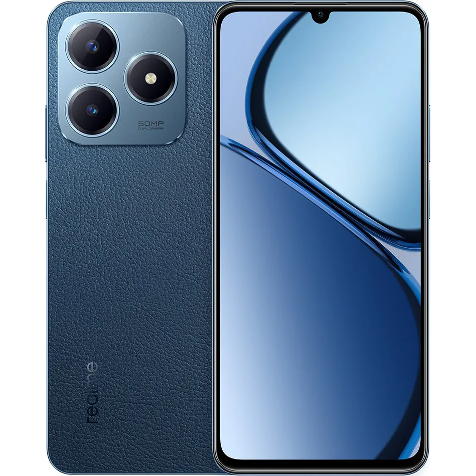Мобільний телефон Realme C63 6/128Gb (RMX3939) NFC Leather Blue (UA)