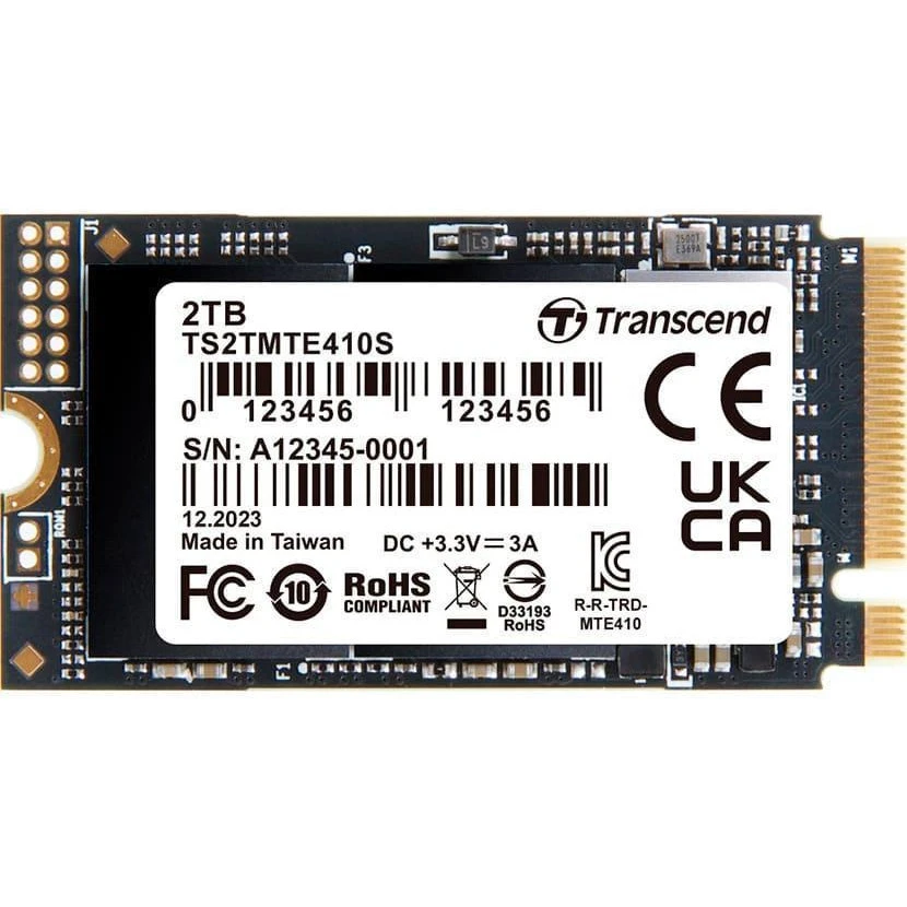 SSD диск Transcend MTE410S 2 TB (TS2TMTE410S) (UA)