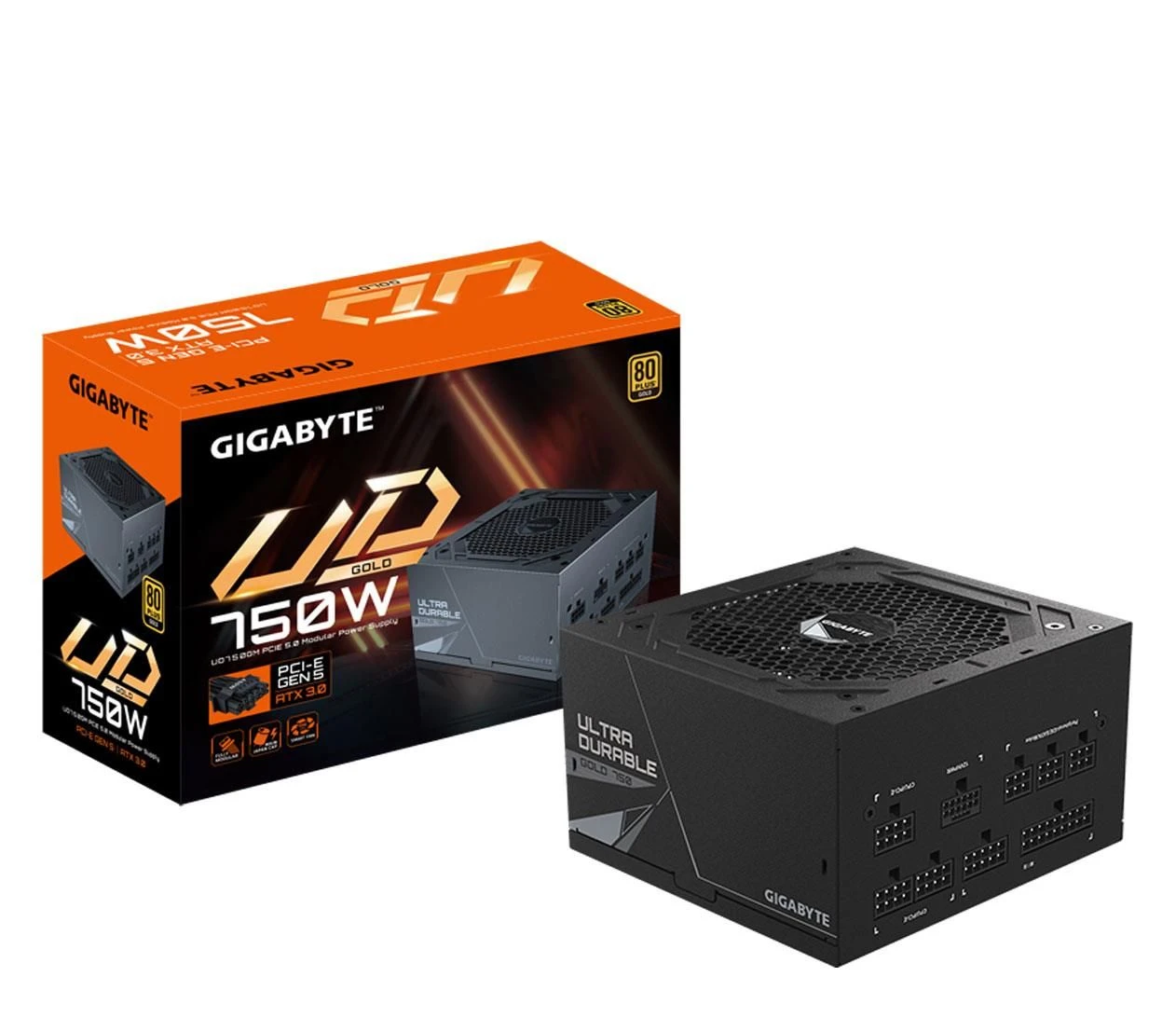 Блок живлення Gigabyte UD750GM PG5 750W 80 Plus Gold ATX 3.0 (GP-UD750GM PG5) EU