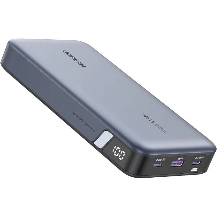 Мобильная батарея UGREEN 145W 3-port Laptop Fast Charging Power Bank 25000mAh PB205 (90597A) (UA)