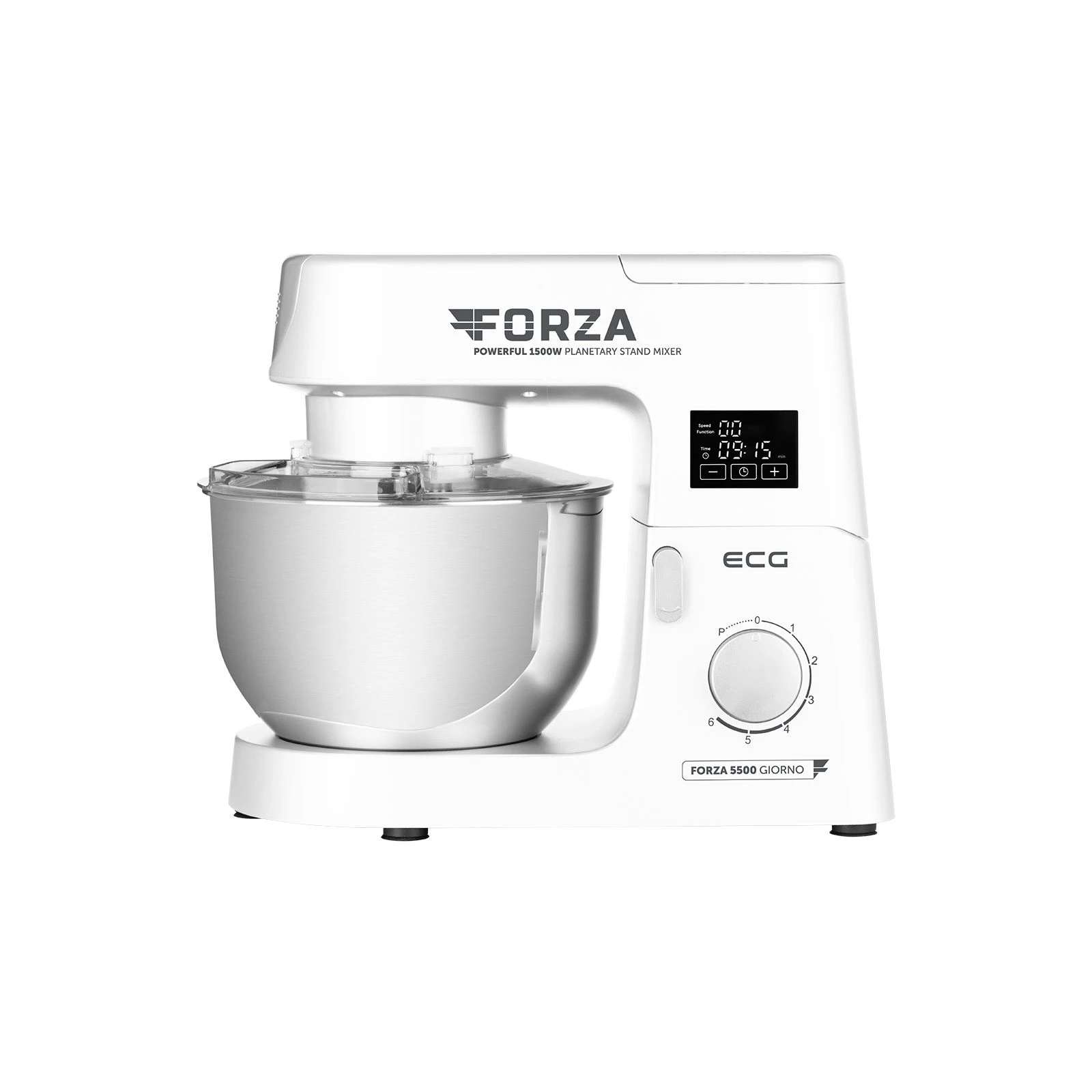 Кухонный комбайн ECG FORZA 5500 Giorno Bianco (UA)