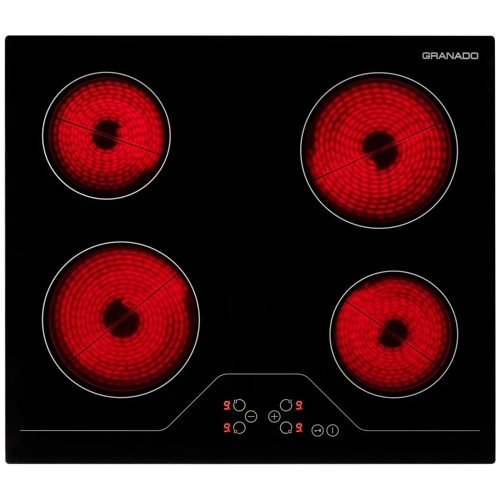 Варочная поверхность GRANADO GVH 624 black glass (UA)