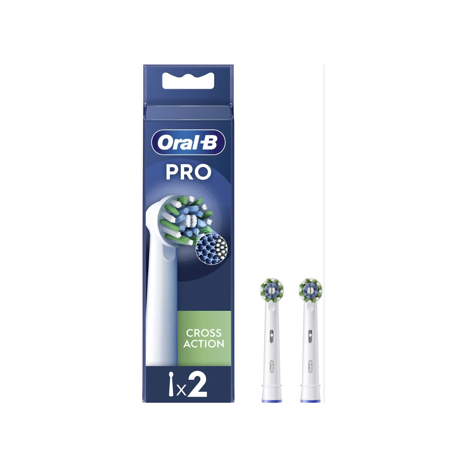 Насадка зубна щітка Oral-B Oral-B Pro Cross Action, 2 шт (8006540847725) (UA)