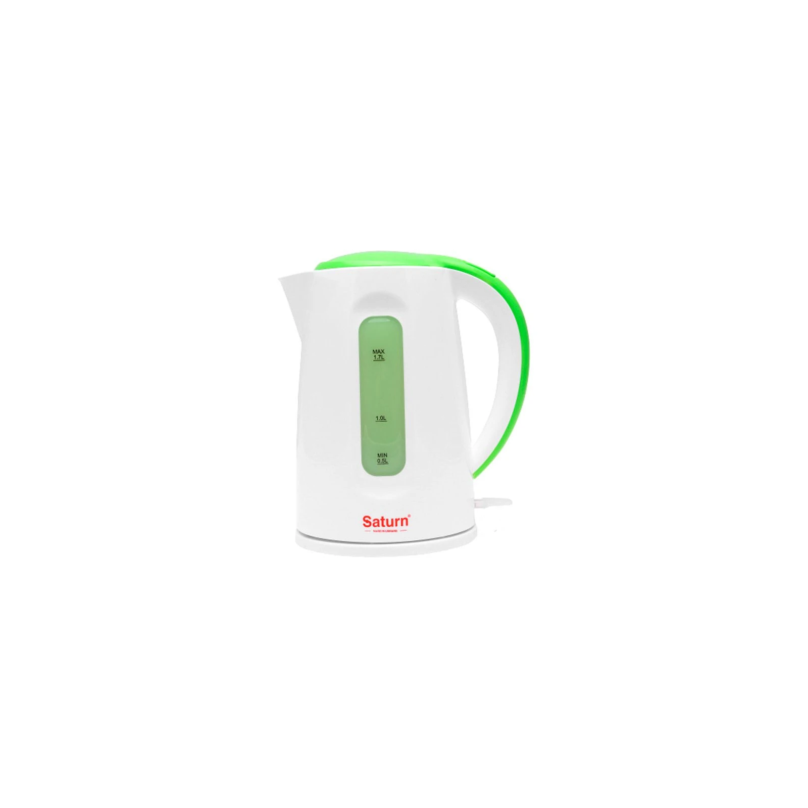 Электрочайник Saturn ST-EK8439U White/Green (UA)