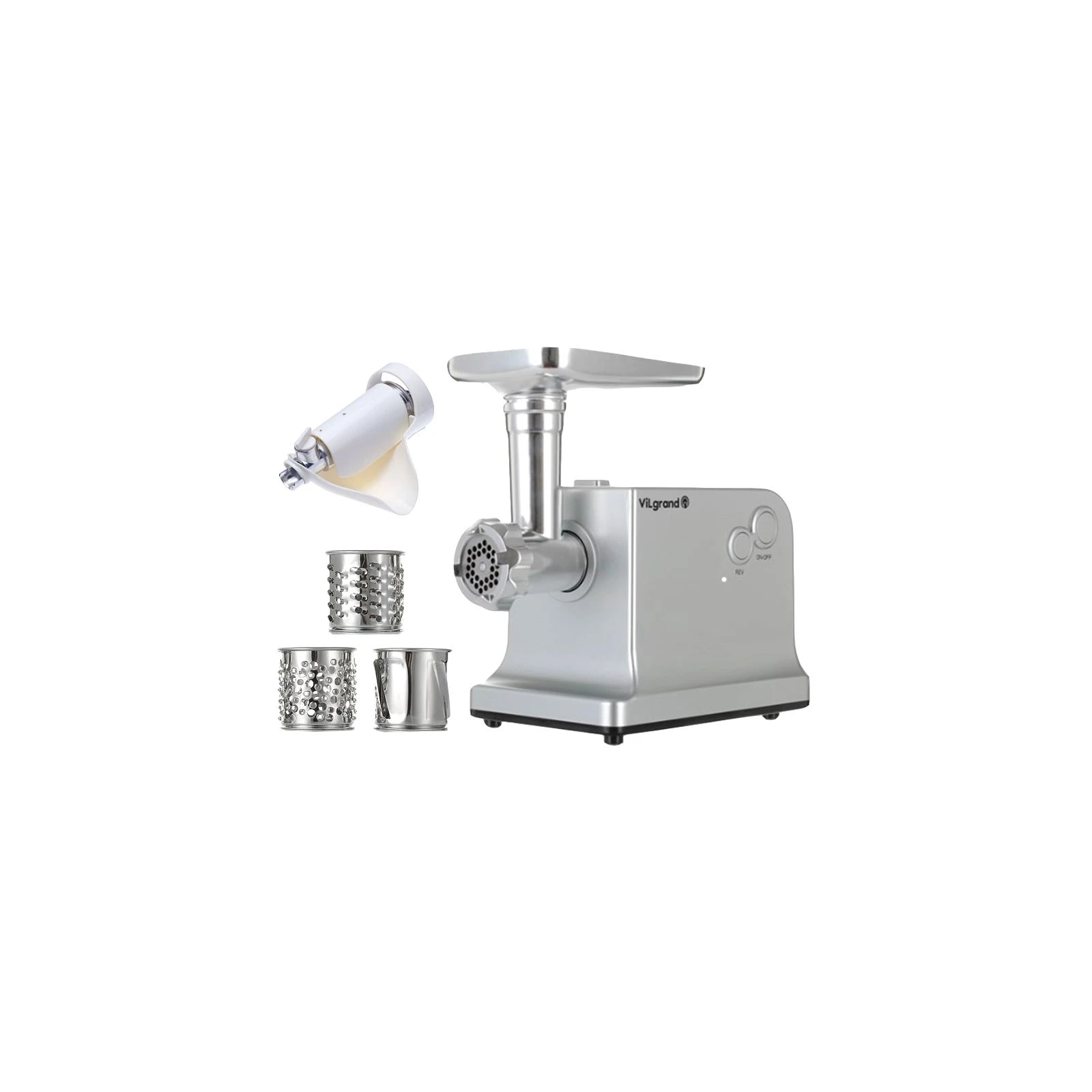 М'ясорубка Vilgrand V221-PMG silver (UA)