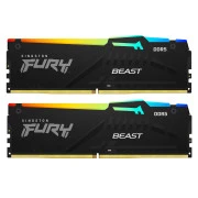 DDR5 16GB (2x8GB) 6000 MHz Beast RGB XMP Kingston Fury (ex. HyperX) (KF560C30BBAK2-16) (UA)