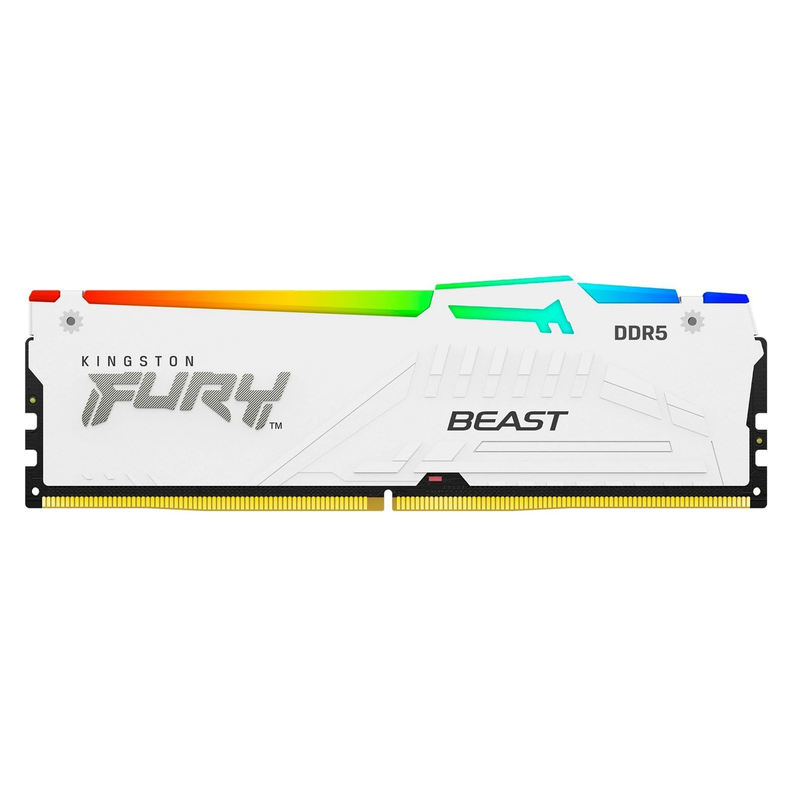 Оперативна пам'ять DDR5 16GB 6400 MHz Beast White RGB EXPO Kingston Fury (ex. HyperX) (KF564C32BWEA-16) (UA)