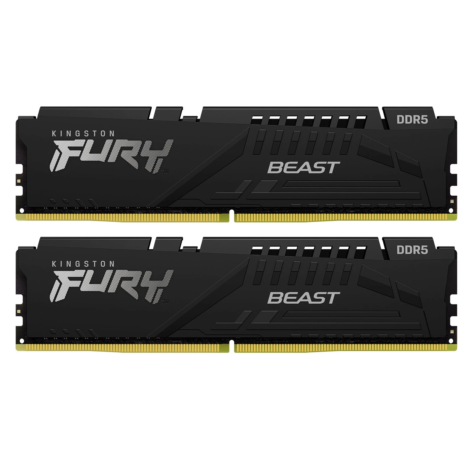 Оперативна пам'ять DDR5 32GB (2x16GB) 6800 MHz Beast Black Kingston Fury (ex. HyperX) (KF568C34BBK2-32) (UA)
