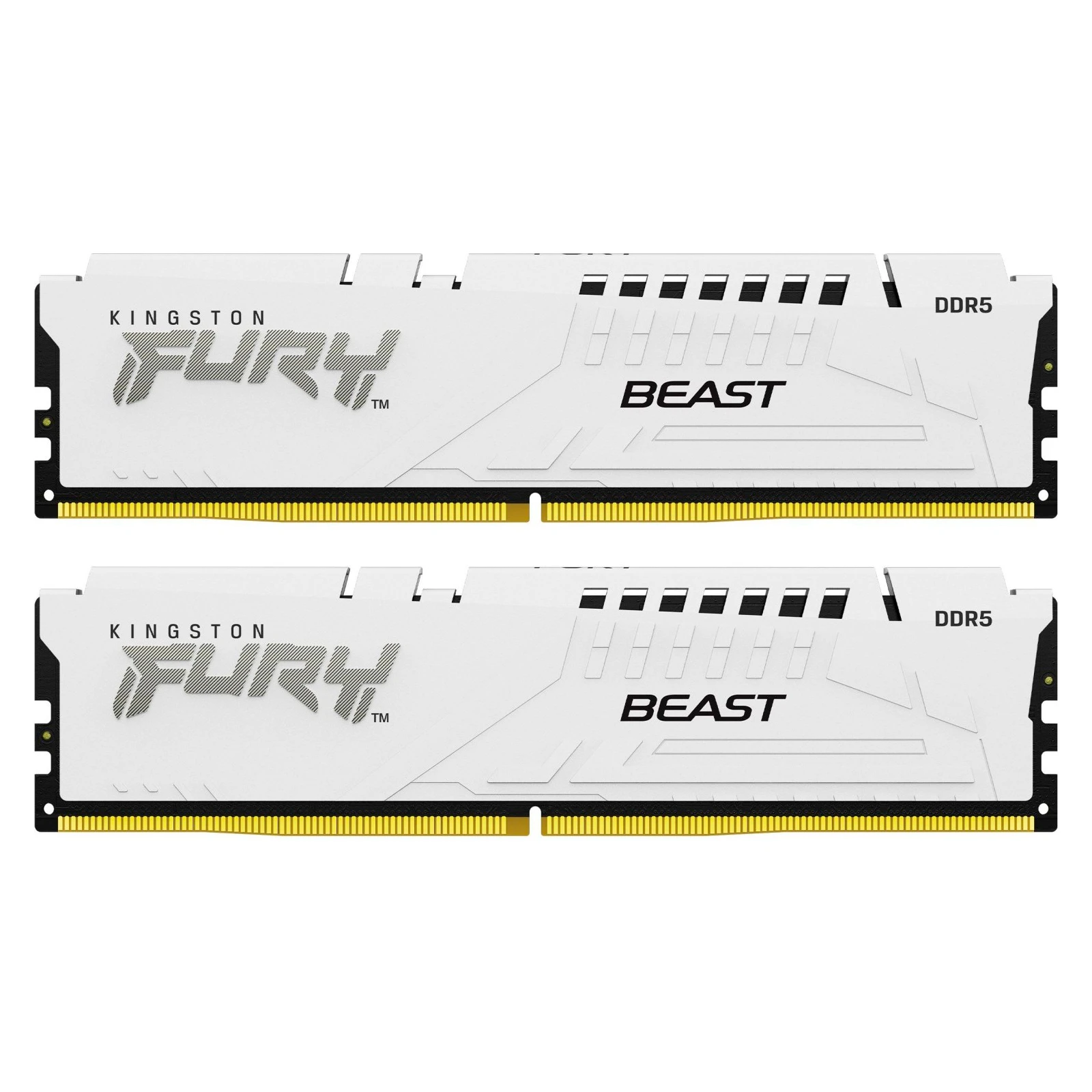 Оперативна пам'ять DDR5 64GB (2x32GB) 6400 MHz Beast White XMP Kingston Fury (ex. HyperX) (KF564C32BWK2-64) (UA)